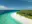 Kamadhoo Island beach areal view.